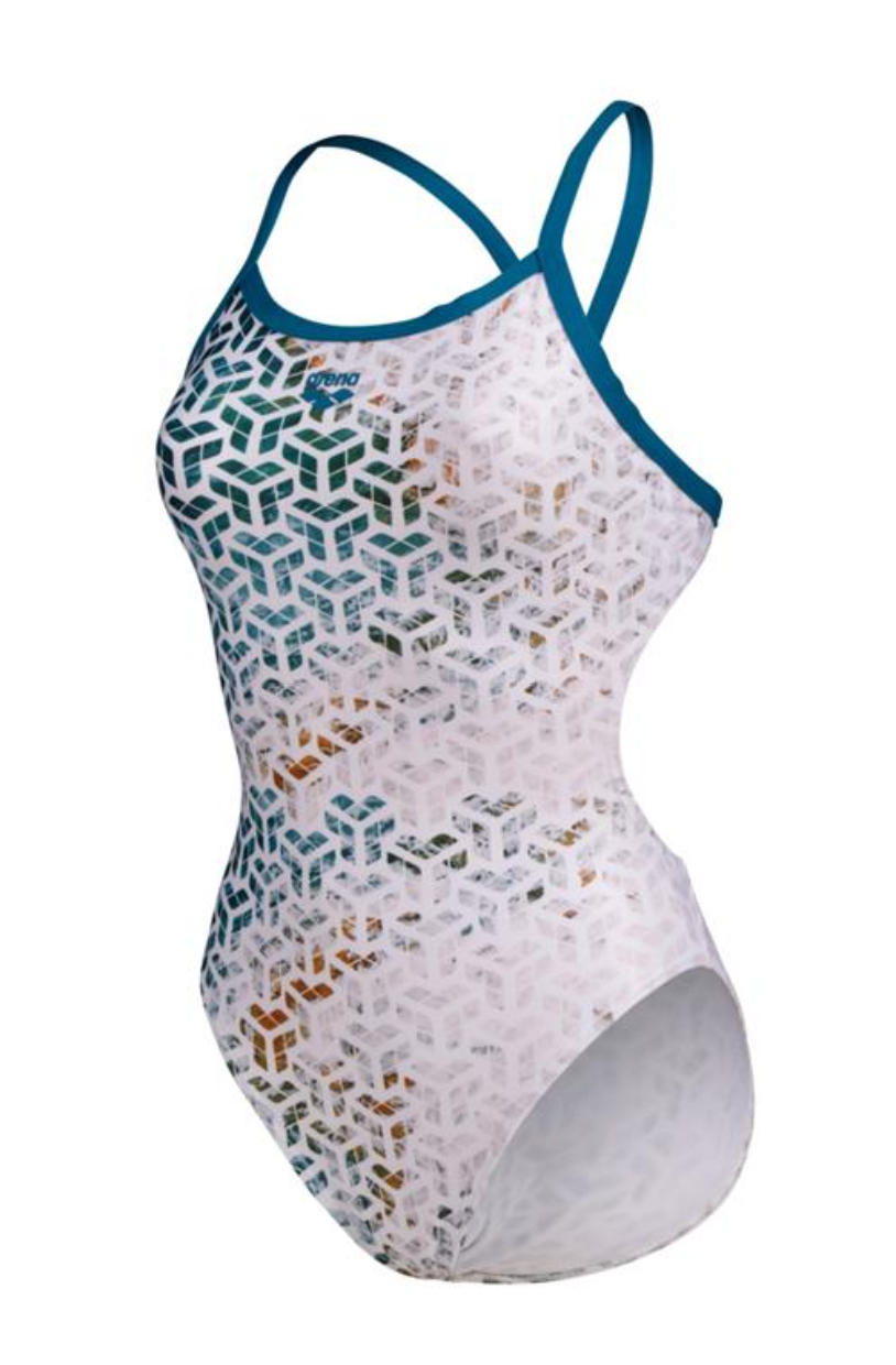 Arena- Girl's Planet Water Swimsuit Challenge Back