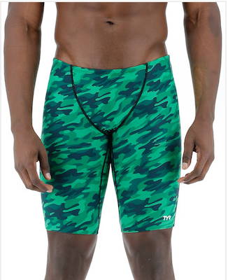 TYR Durafast Elite® Men's Jammer Swimsuit - Camo- Green