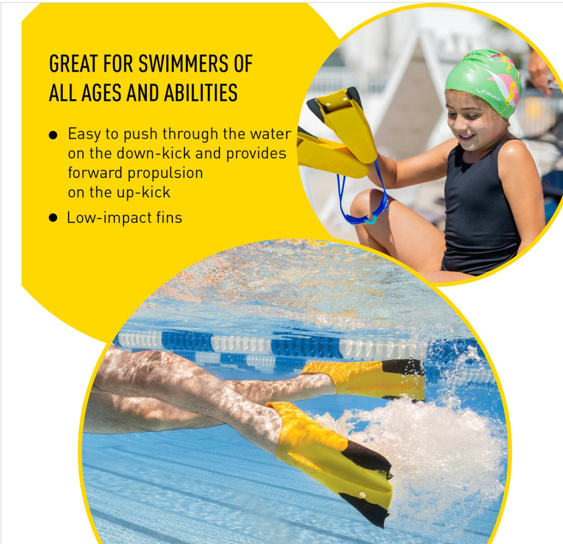 Z2 Gold Zoomers Swim Fins