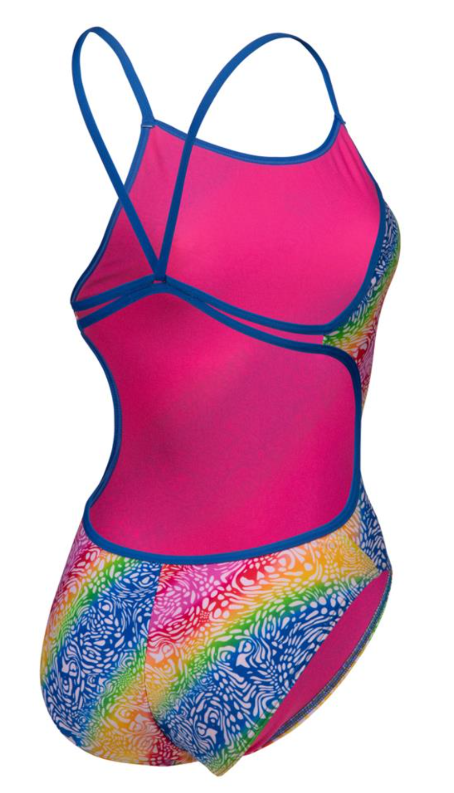 Arena-Women's Swimsuit Lace Back Printed