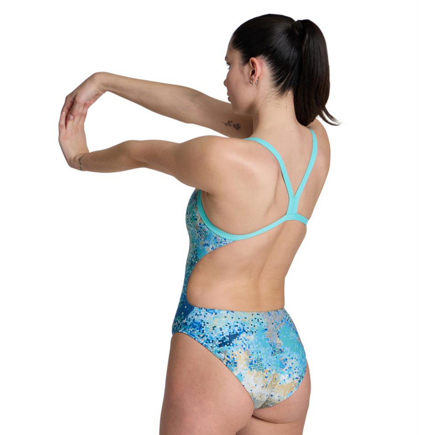 Arena- Women's Pom Challenge Back One Piece-Water Day