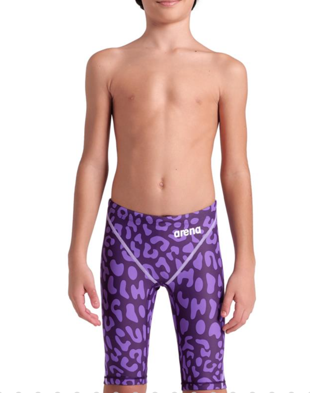 Arena Men's POWERSKIN ST NEXT LE JAMMER JR- Leopard Violet