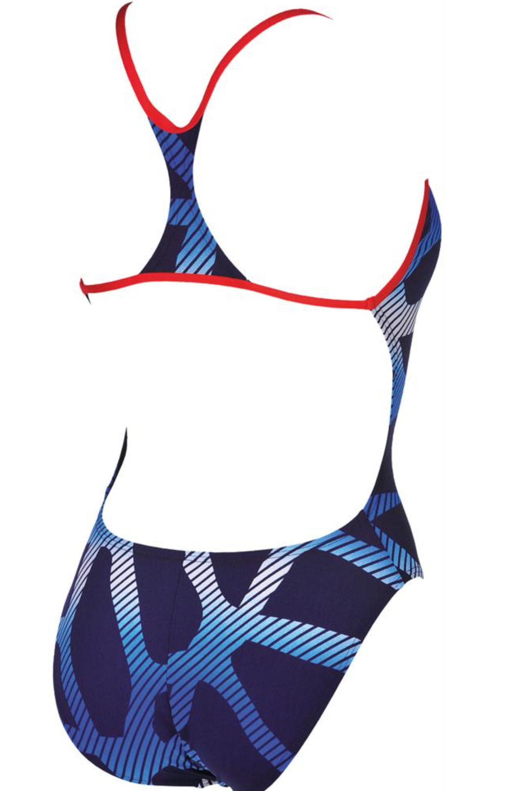 Arena- Women's SPIDER BOOSTER BACK ONE PIECE L- Navy/Red