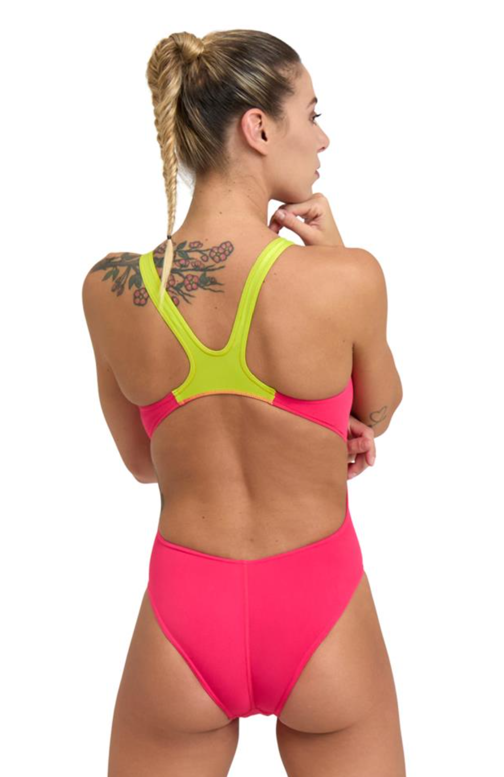 Arena Girls' Team Swimsuit Swim Tech Solid
