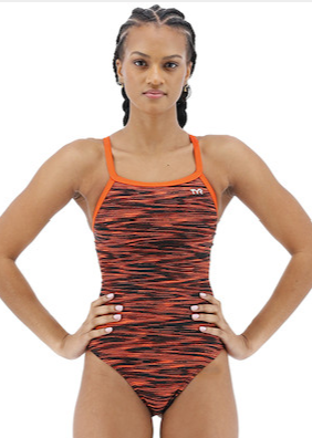 TYR Durafast Elite® Women's Diamondfit Swimsuit - Fizzy- Orange