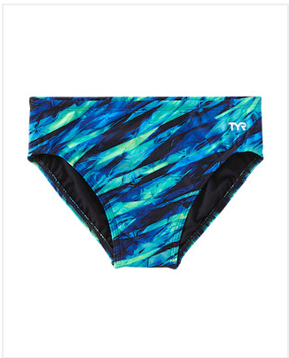 TYR Durafast Elite® Boys' Brief Swimsuit - Vitric- Blu/Grn