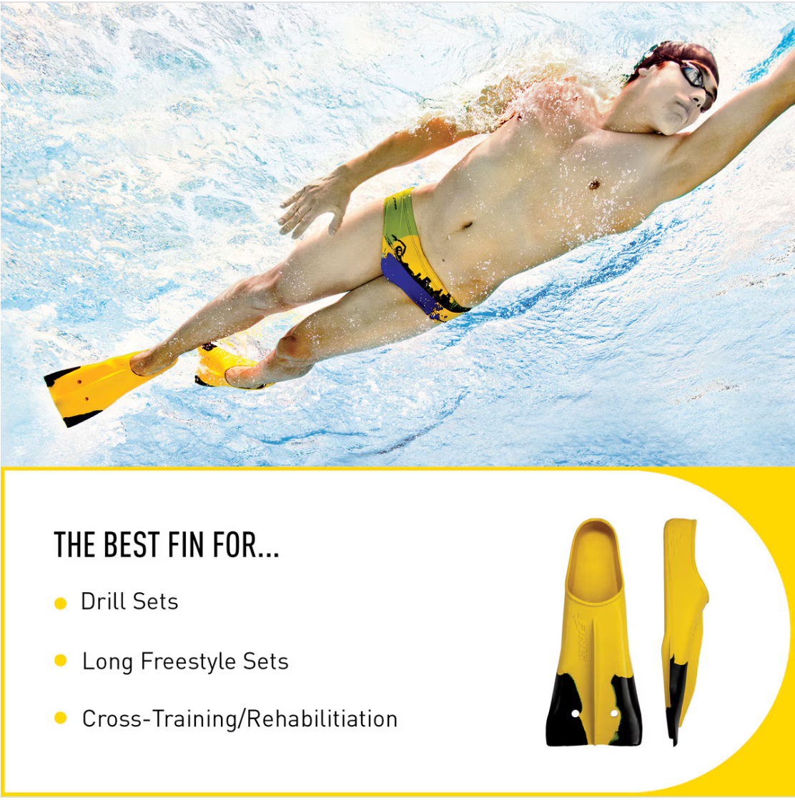 Z2 Gold Zoomers Swim Fins