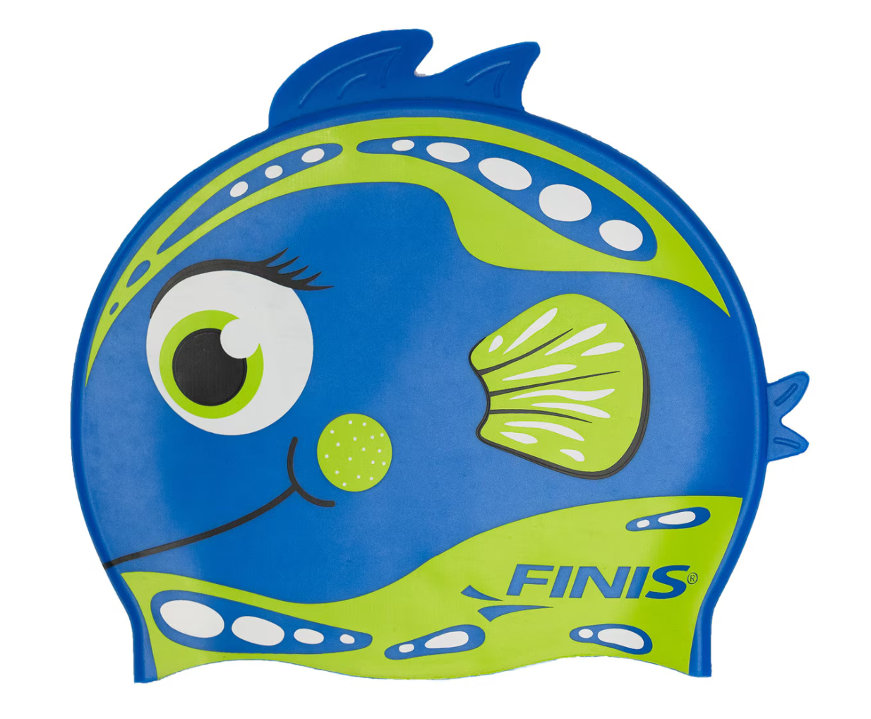 Finis Animal Silicone Swim Cap- Parrot Fish Blue