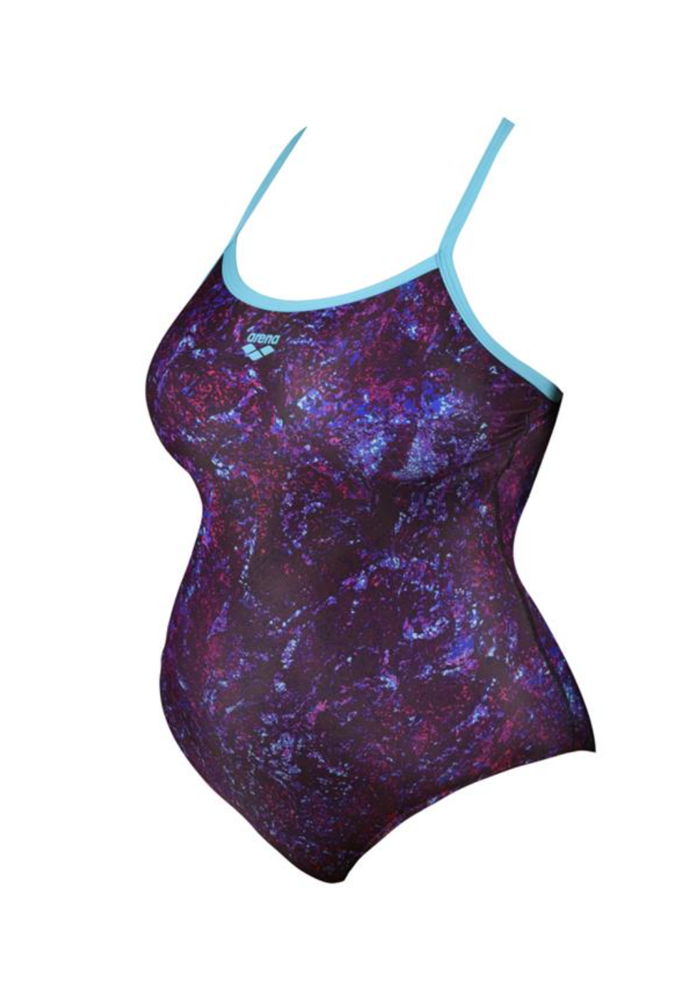 Arena-Mountains Texture Light Drop Back One Piece Plus