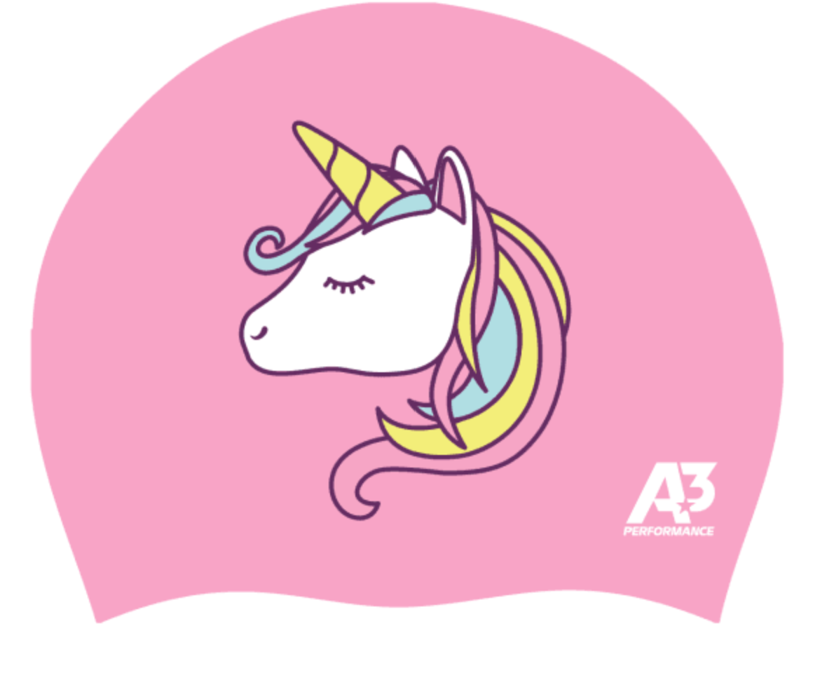 A3 Performance Fun Print Silicone Cap- Pink Unicorn